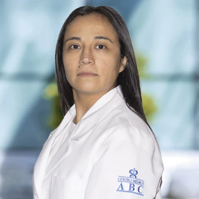 Dra. Mariana Ornelas Perea from ABC Medical Center, specialist in Anesthesiology