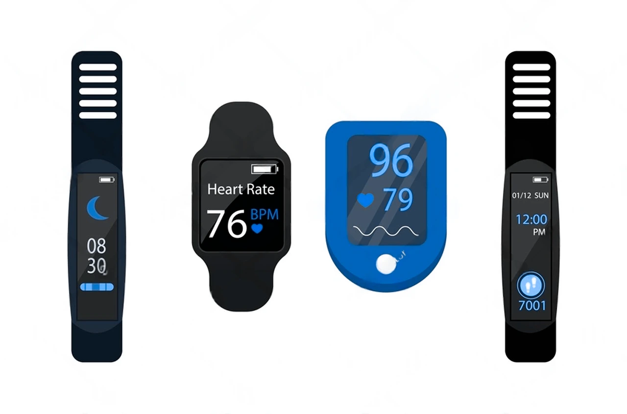 Dispositivos como reloj inteligente y medidores que permiten identificar si hay una frecuencia cardíaca normal o alterada. Dispositivos como reloj inteligente y medidores que permiten identificar si hay una frecuencia cardíaca normal o alterada.