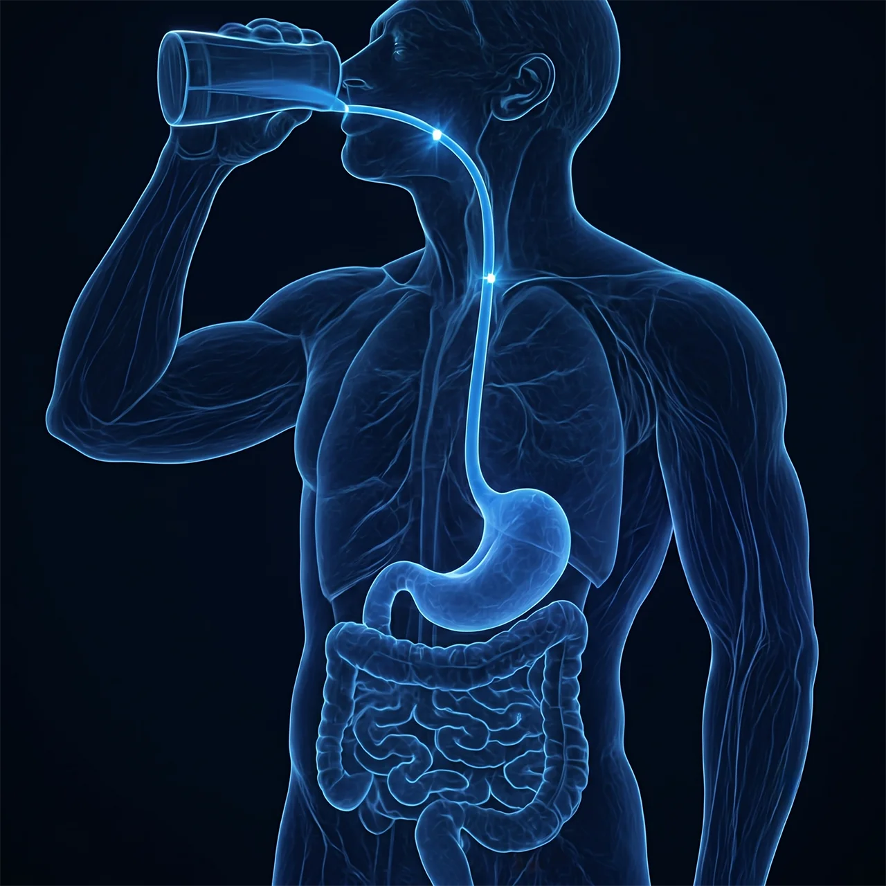 Ilustración de una persona bebiendo agua, uno de los medios en las que se puede adquirir el Cyclospora. Ilustración de una persona bebiendo agua, uno de los medios en las que se puede adquirir el Cyclospora.